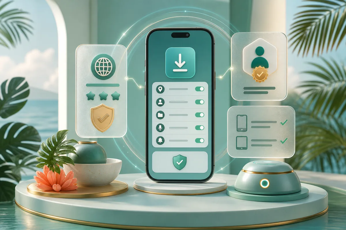Checklist trước khi tải app